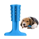 Dog Cat Dog Silicone escova de limpeza Toy Molar dentição vara para animais cuidados dentários Pet's product