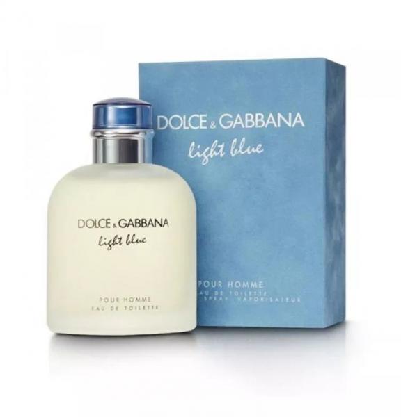 Dolce Gabbana Light Blue Masculino 125ml Eau de Toilette - Dolce Gabbana