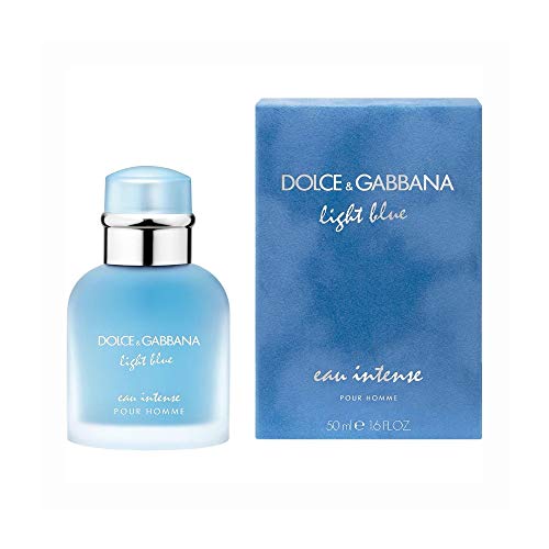 Dolce&Gabbana Perfume Light Blue Pour Homme Eau Intense Masculino Eau de Parfum 50ml