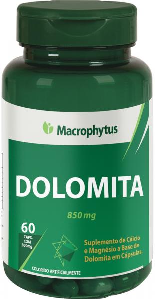 Dolomita C/calcio+magnesio 850mg 60cps Macrophytus