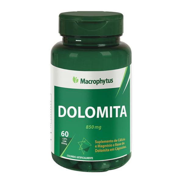 Dolomita + Calcio + Magnesio 850 Mg Macrophytus 60 Caps