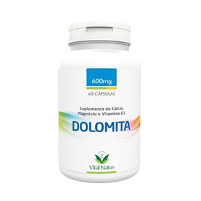 Dolomita - Cálcio e Magnésio - Natural - 60 Cápsulas