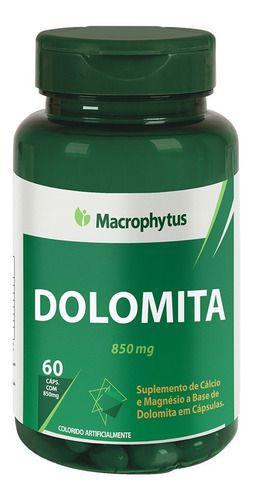 Dolomita - Calcio + Magnesio 850mg 60cps Macrophytus