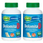 Dolomita com Vitamina D - 2un de 60 Cápsulas - Unilife