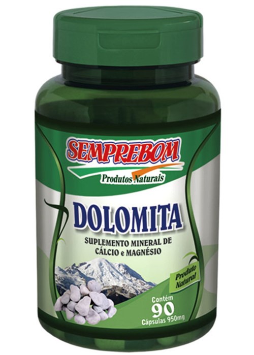 Dolomita - Semprebom - 90 Cápsulas - 950 Mg