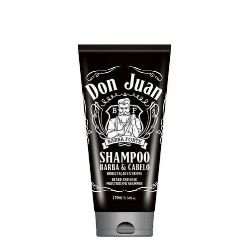 Don Juan Shampoo Barba e Cabelo Barba Forte 170ml