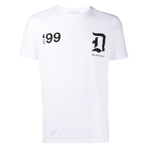 Dondup Camiseta com Estampa de Logo - BRANCO