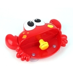 Hun Infantil Dos desenhos animados bonito Forma Crab Bolha da água Máquina Jogando brinquedo para crianças banheiro banho