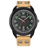 Men's Watches Fashion Leather Quartz Watch Men Casual Sports MaleWristwatc