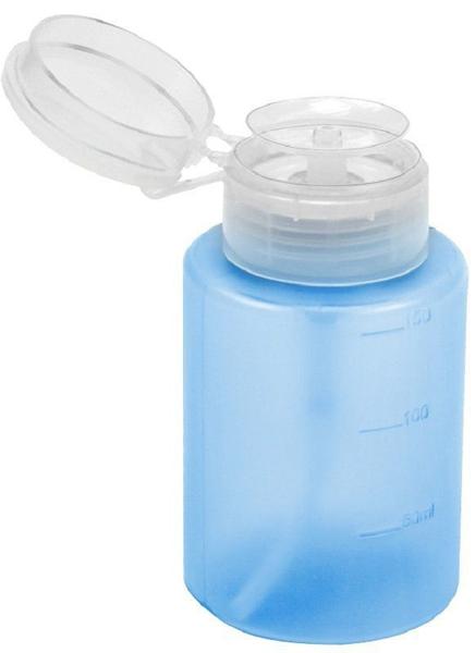 Dosador Porta Acetona Plástico Simples Azul 150ml - Santa Clara
