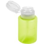 Dosador Porta Acetona Plástico Simples Verde Limão 150ml - Santa Clara