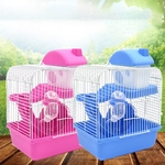 Double Layer Pet Gaiola Castelo Toy para Supplies Pet Hamster