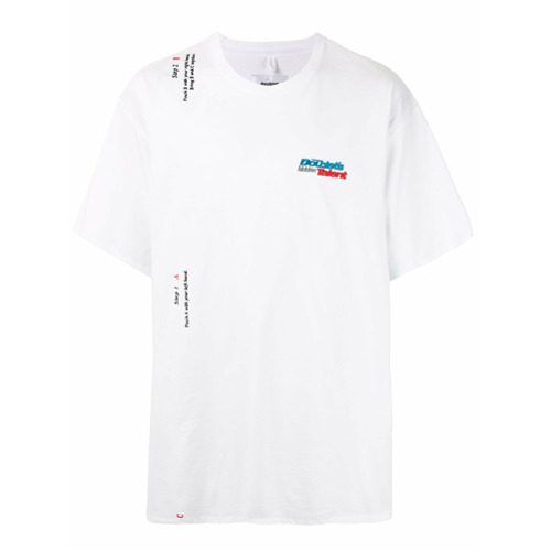 Doublet Camiseta com Estampa de Logo - Branco