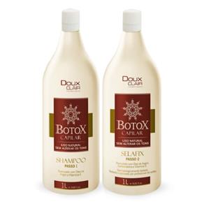 Doux Clair Kit Botox Capilar Shampoo e Selafix 1l