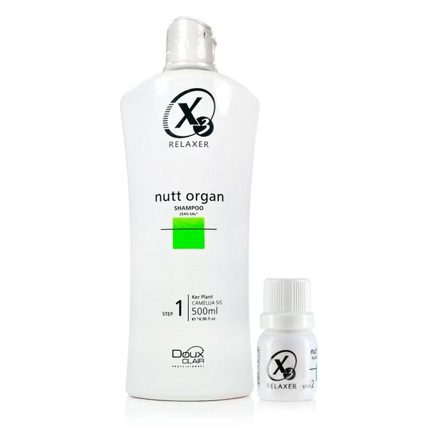 Doux Clair Kit X3 Nutt - Shampoo e Fluído Nutritivo - 2 Passos - Doux Clair