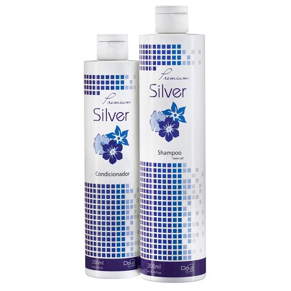 Doux Clair Silver Premium Kit Shampoo 300ml e Condicionador 200ml - Doux Clair