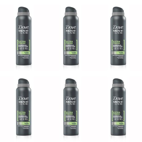 Dove Extra Fresh Desodorante Aerosol Masculino 89g (kit C/06)