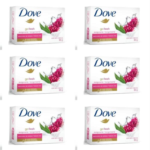 Dove Go Fresh Revigorante Sabonete 90g (Kit C/06)