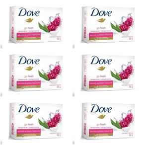 Dove Go Fresh Revigorante Sabonete 90g - Kit com 06