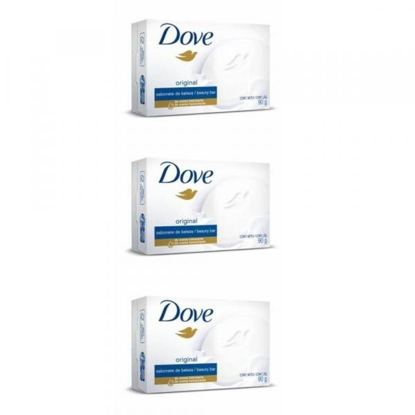 Dove Original Sabonete 90g (Kit C/03)