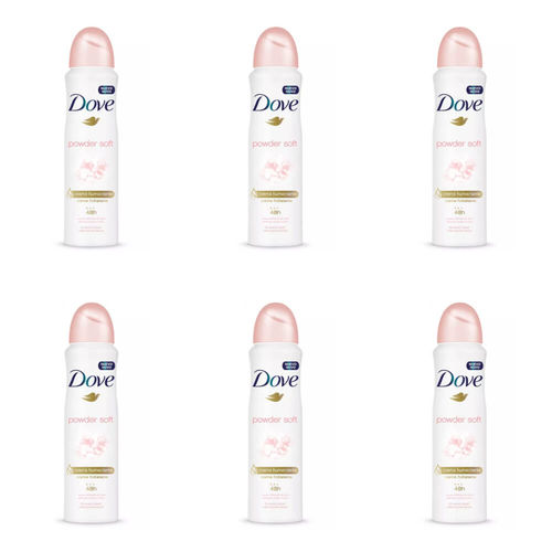 Dove Powder Soft Desodorante Aerosol Feminino 89g (kit C/06)