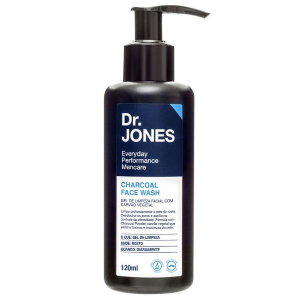 Dr. Jones Charcoal - Gel de Limpeza Facial 120ml