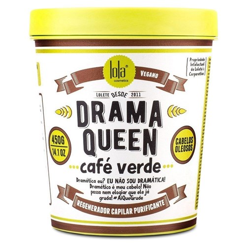 Drama Queen Café Verde (Cabelos Oleosos) - 450G - Lola Cosmetics