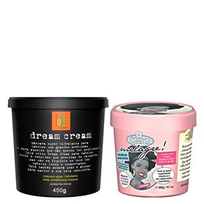 Dream Cream + Milagre! Diet Cream Lola Cosmetics - Creme para Pentear 400G + Máscara 450G Kit