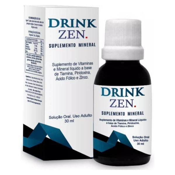 Drink Zen 30ml Ektus Parar Beber Alcoolismo - 01 Unidade