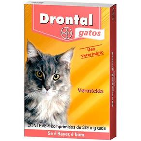 Drontal Gatos 339mg 4 Comprimidos