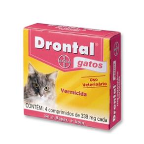 Drontal Gatos com 04 Comprimidos