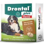 Drontal Plus Caes 35 Kg com 02 Comprimidos Carne