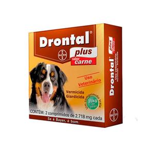 Drontal Plus Carne 35kg por Comprimido