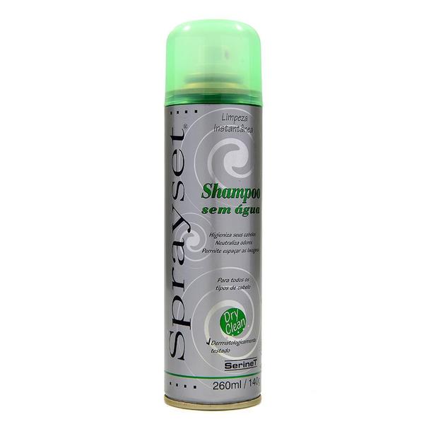 Dry Clean Shampoo Sem Água 260ml - SpraySet