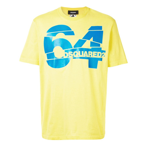 Dsquared2 Camiseta com Estampa de Logo - Amarelo