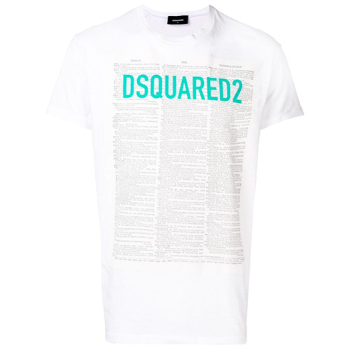 Dsquared2 Camiseta com Estampa de Logo - Branco