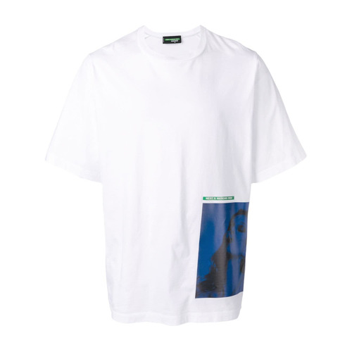 Dsquared2 Camiseta com Estampa e Patch - BRANCO