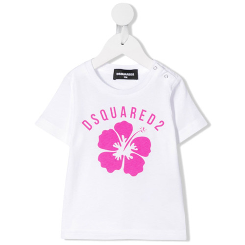 Dsquared2 Kids Camiseta com Logo - Branco
