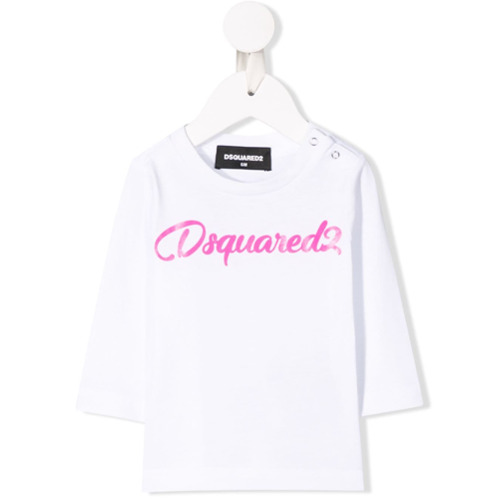 Dsquared2 Kids Camiseta com Logo - BRANCO