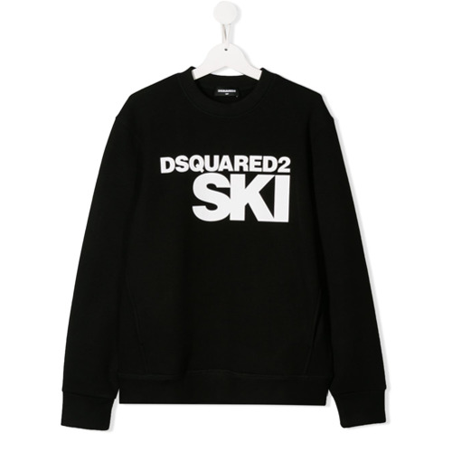 Dsquared2 Kids Moletom Ski com Logo - Preto