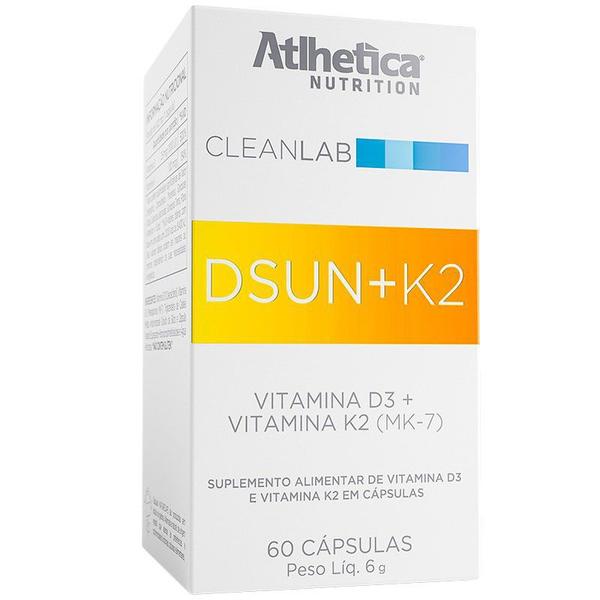 DSUN + K2 60 Cápsulas CleanLab Atlhetica Nutrition