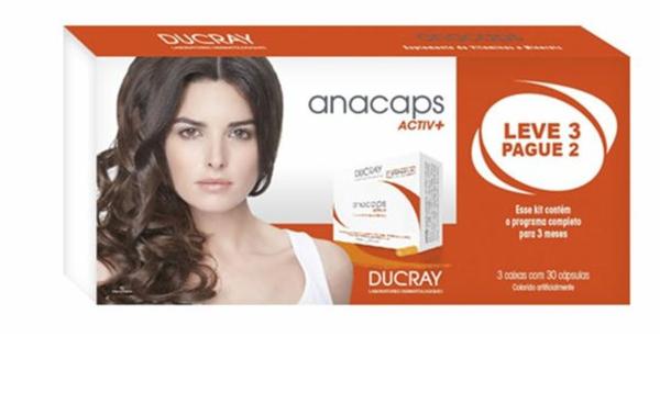 Ducray Anacapsulas Activ + 90 Capsulas - Vitamina