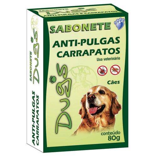 Dug´s Sabonete Cães 80gr Antipulgas e Carrapatos