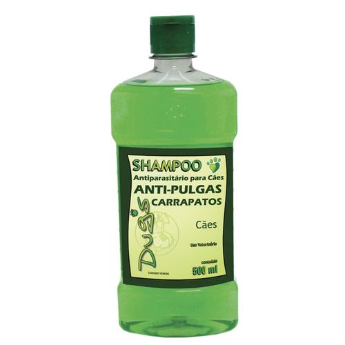 Dug´s Shampoo Cães 500ml Antipulgas e Carrapatos