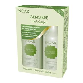 Duo Gengibre Fresh Ginger Inoar - Kit Shampoo 250ml + Condicionador 250ml Kit