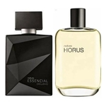 Dupla de Perfume Masculino Natura - Deo Parfum Essencial Exclusivo Masculino, 100ml + Desodorante Colônia Horus Masculino, 100ml