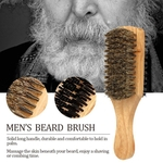 Dupla Face Men Shaving Brush Melhor Horsehair Shave Madeira Handle Navalha Barber