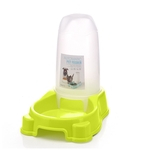 Dupla finalidade Automatic Pet Feeder Fonte de água Food Water Dispenser Pet Bowl para Dog Cat