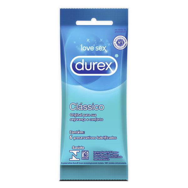 Durex Preservativo Clássico 6 Unidades