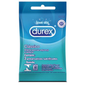 Durex Preservativo Clássico 3 Unidades
